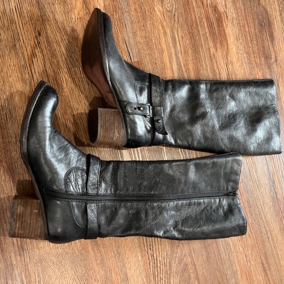 Luxury rebel calf high boots - Picture 4 of 5